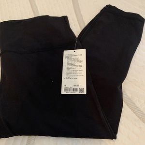 Lululemon- Women’s Align HR Crop 23” Pant Size 16 Black- NWT